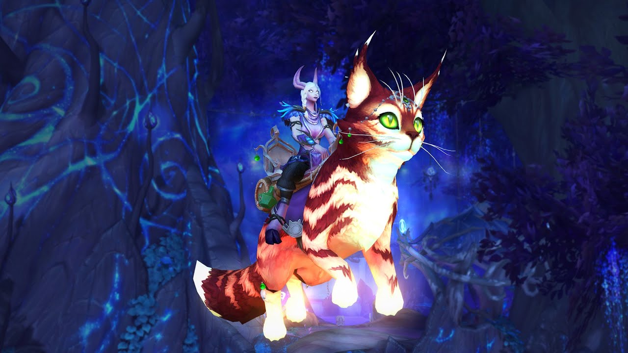 Magical flying cat mount